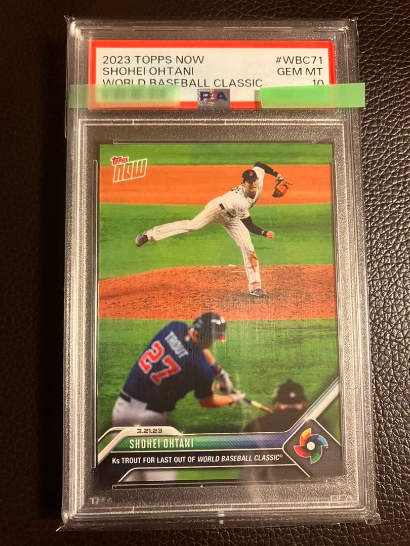【PSA10】大谷翔平対トラウトWBC決勝Topps now#WBC71 NO2