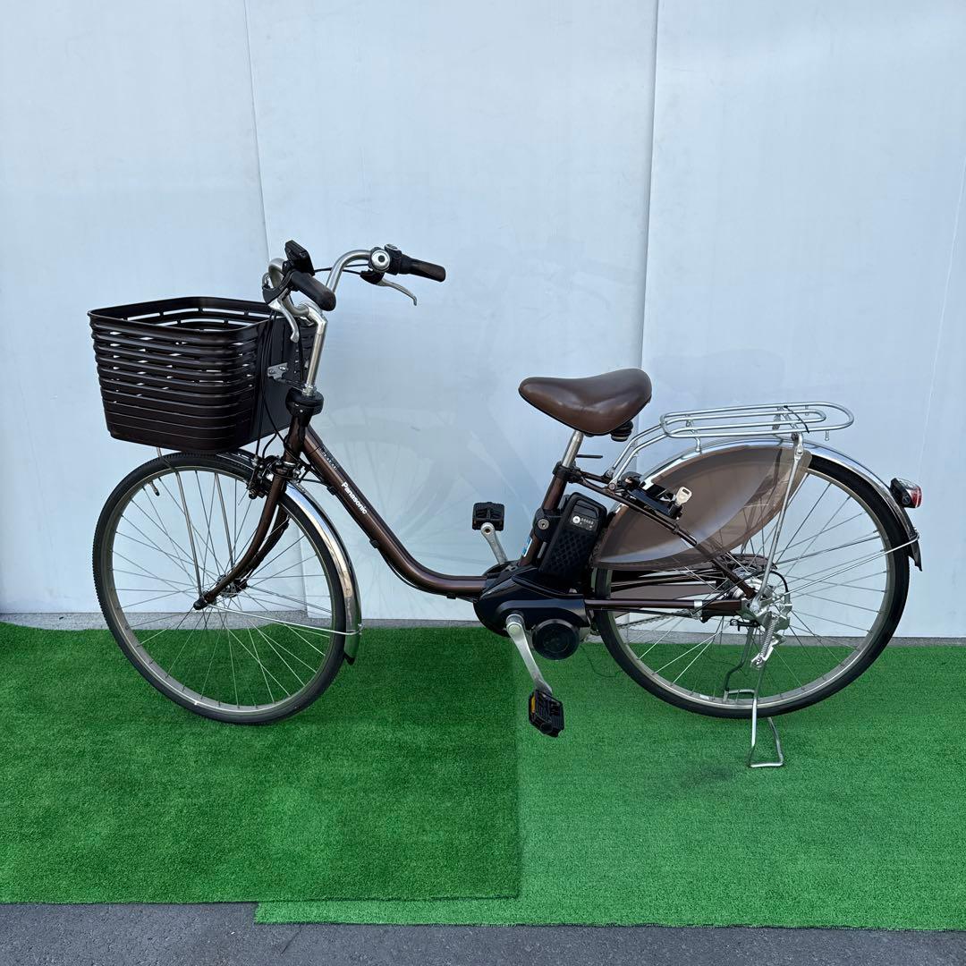 Panasonicパナソニック電動アシスト自転車26インチ 12Ahブラウン
