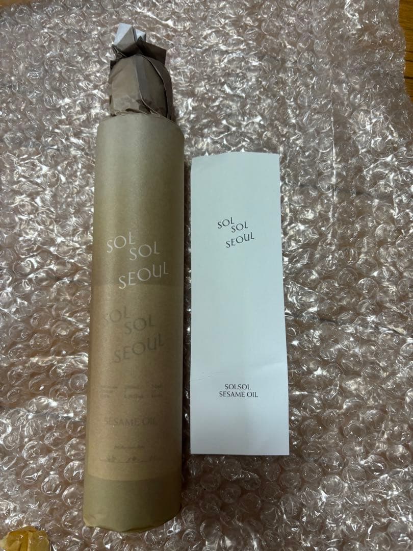 OLIVIA. 様用SOLSOLSEOUL ごま油2本　セットクリームキャップ