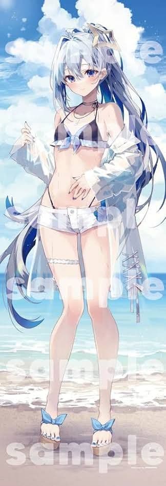 ホロライブ 天音かなた 等身大水着タペストリー