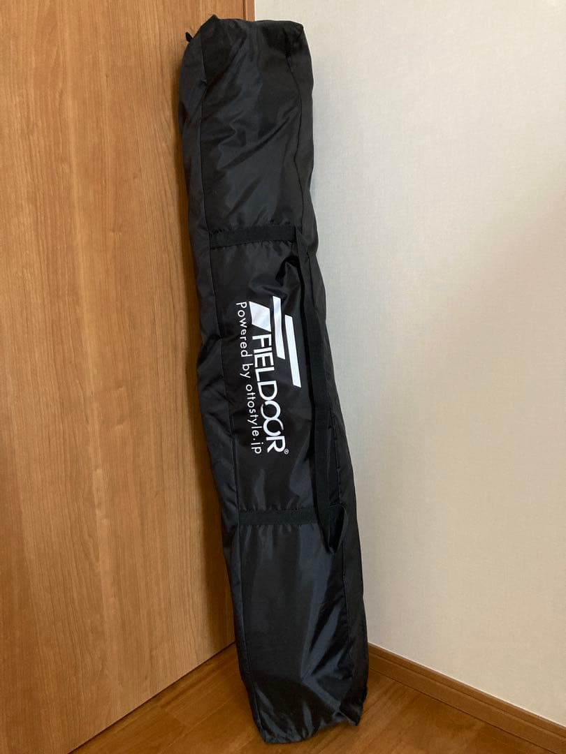 FIELDOOR テント収納バッグ 黒