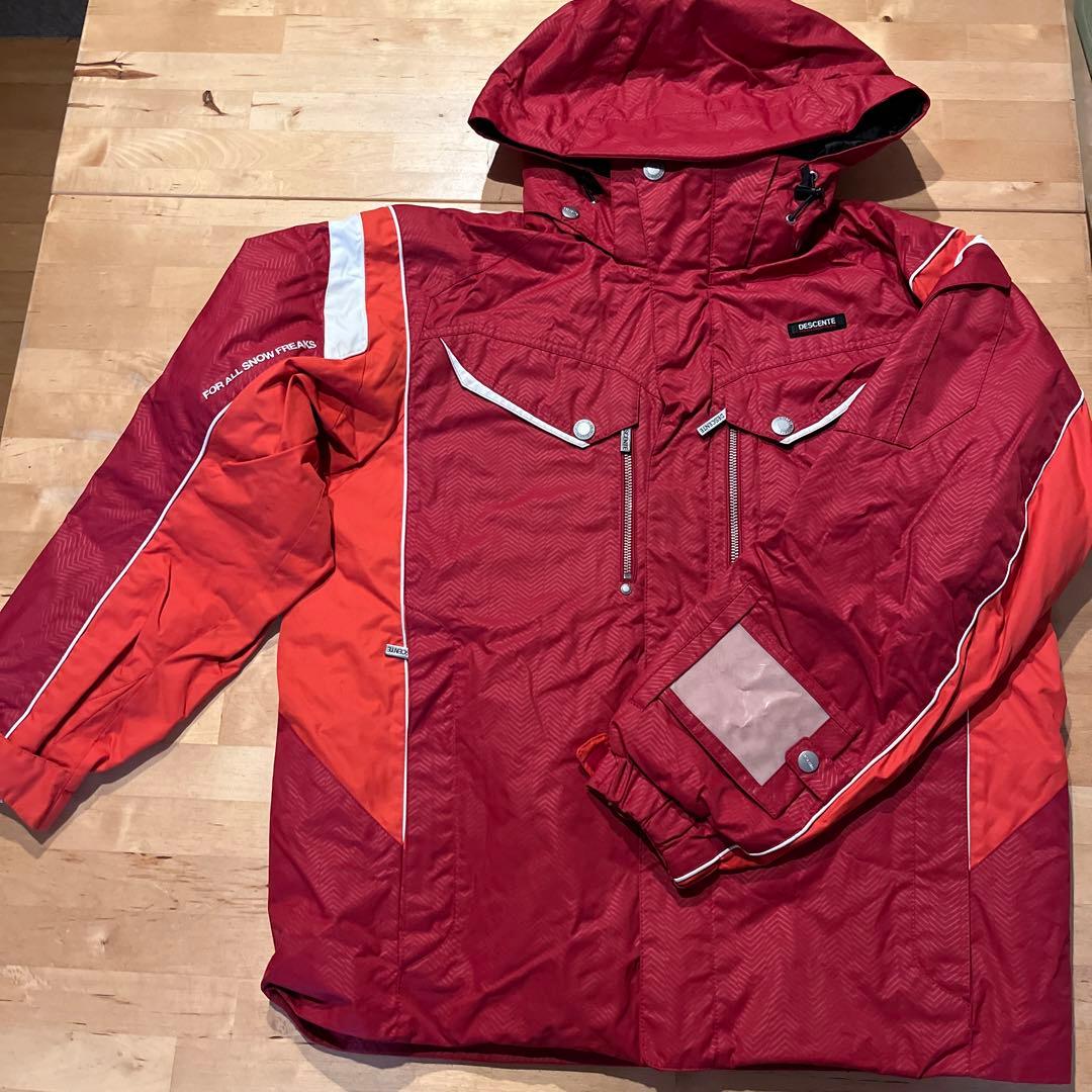 DESCENTE AG near Thermo スキーウェア 赤