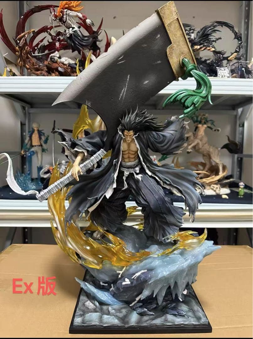 BLEACH 更木剣八 ガレージキット ガレキ スタチュー①⑥