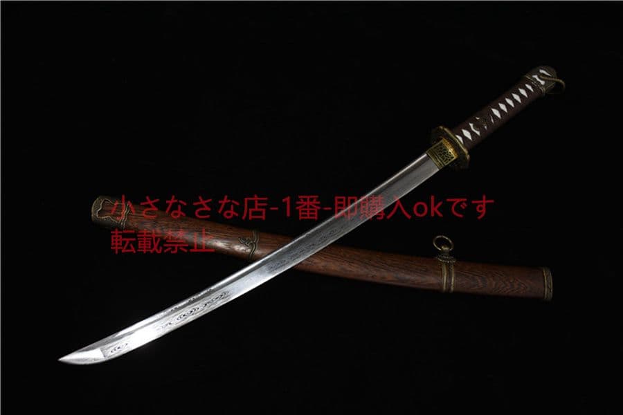 武具　刀装具　日本刀　模造刀 居合刀 文様一体軍刀