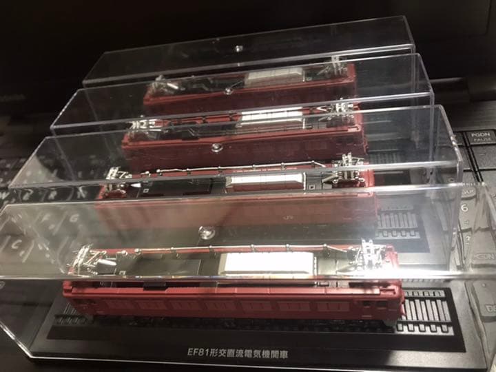 ＥＦ81形交直流電気機関車　4台セット　鉄道模型