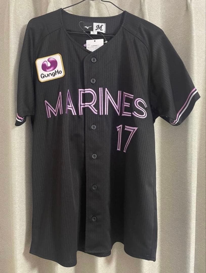 千葉ロッテマリーンズ　2022 BSWユニフォーム佐々木朗希Mサイズ