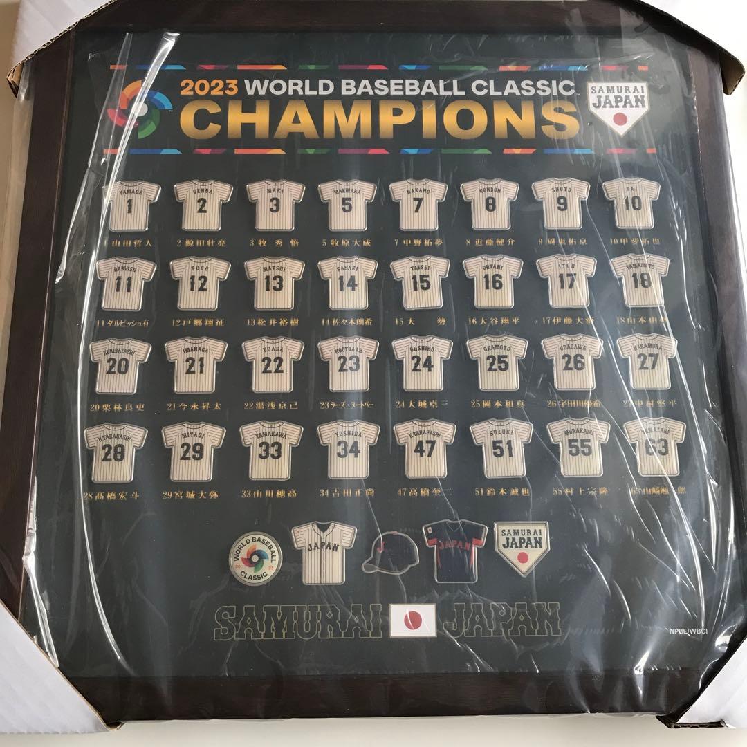 2023年WBCでの優勝を記念した侍ジャパンの選手背番号ピンバッジセットです。