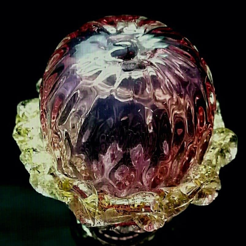 MURANO GLASS ムラノ レッド ライオン モチーフ 装飾 デカンタ