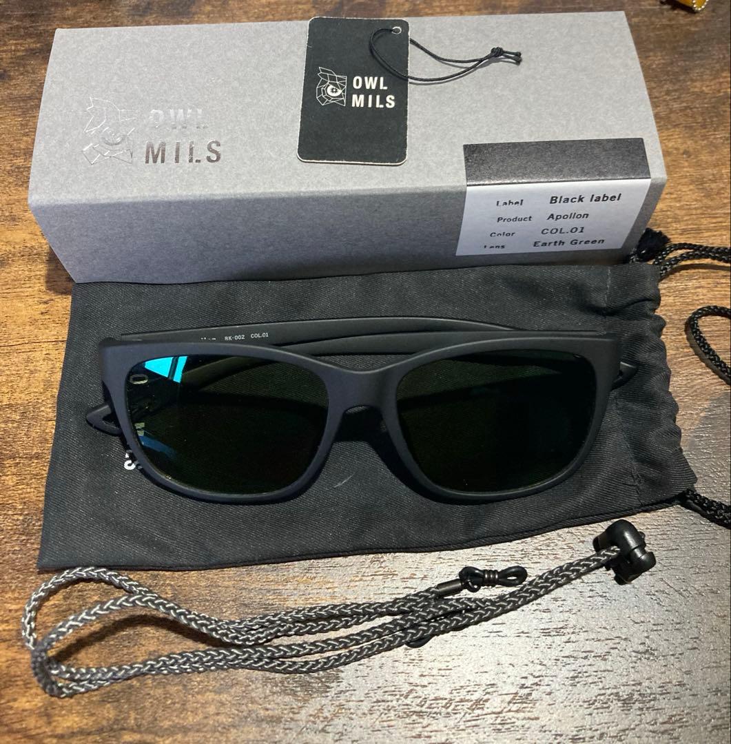 OWL MILS Apollon サングラス Earth Green