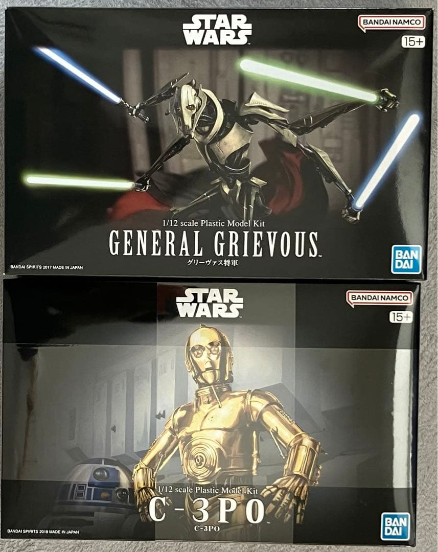 スターウォーズ　グリーヴァス将軍　C-3PO プラモデル
