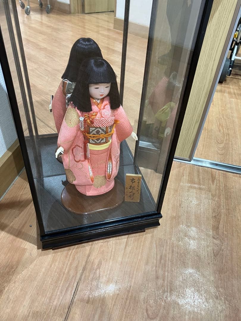 市松人形 ピンク 着物 弘子作