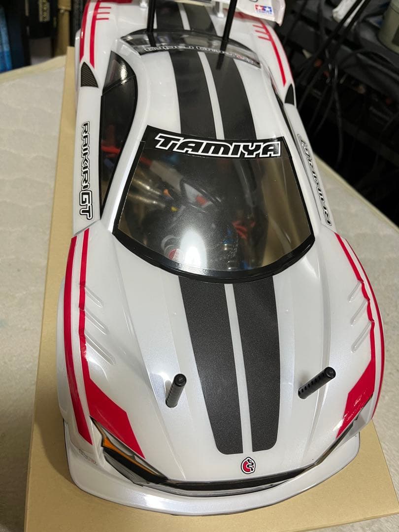 さらに値下げ タミヤTCー01シャ－シRAIKIRI GTボディ付き