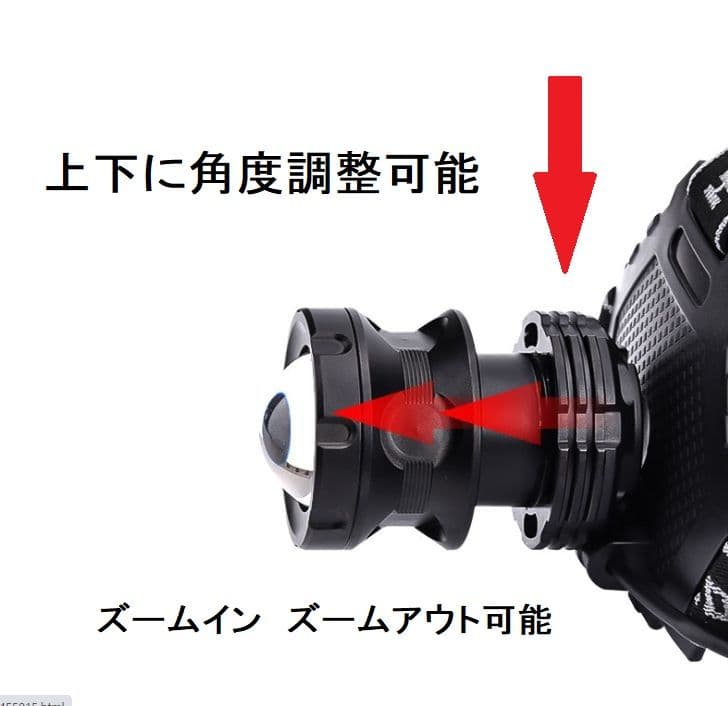 ヘッドライト 充電式 充電器 led 最強ルーメン 単品A75456
