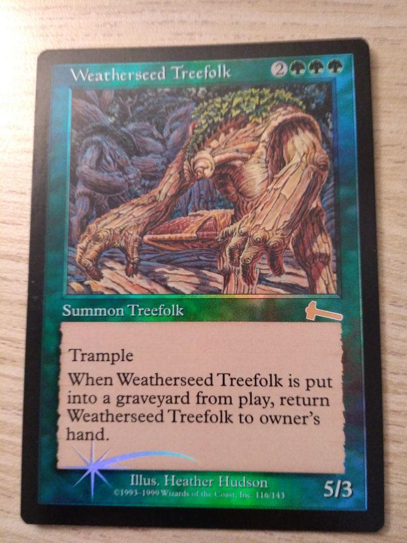 MTG foil 英語　ウェザーシード　ツリーフォーク