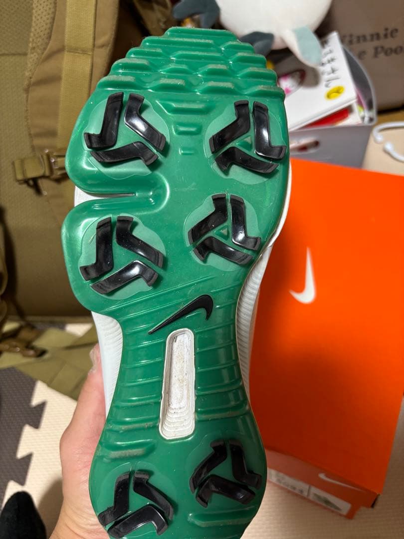 Nike ゴルフシューズ ダイヤル式 ホワイト/グリーン