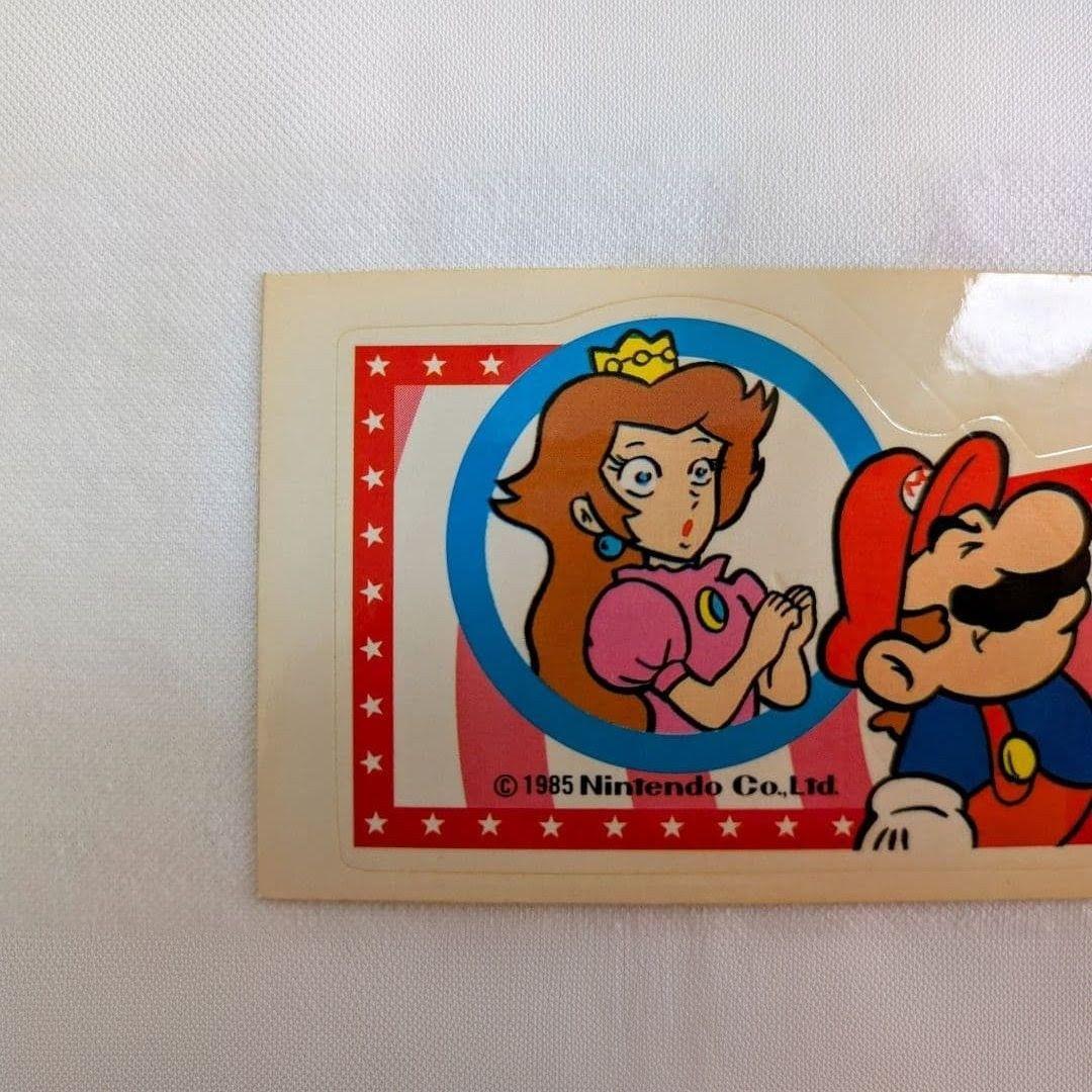 スーパーマリオ　ロングステッカー　ファミコン　まとめ買い値下げOK　当時物　貴重
