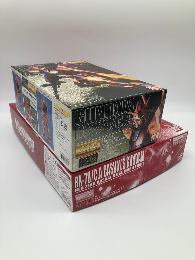 ガンプラまとめ売り ①MGキャスバルガンダム ②MGキャスバルガンダム3.0