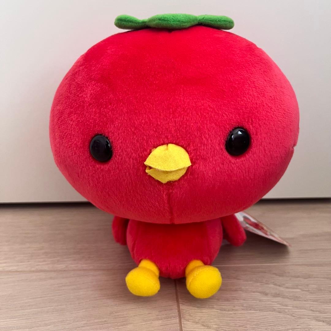 希少　新品　サンエックス トマトリちゃん ぬいぐるみ　レトロ　タグ付き