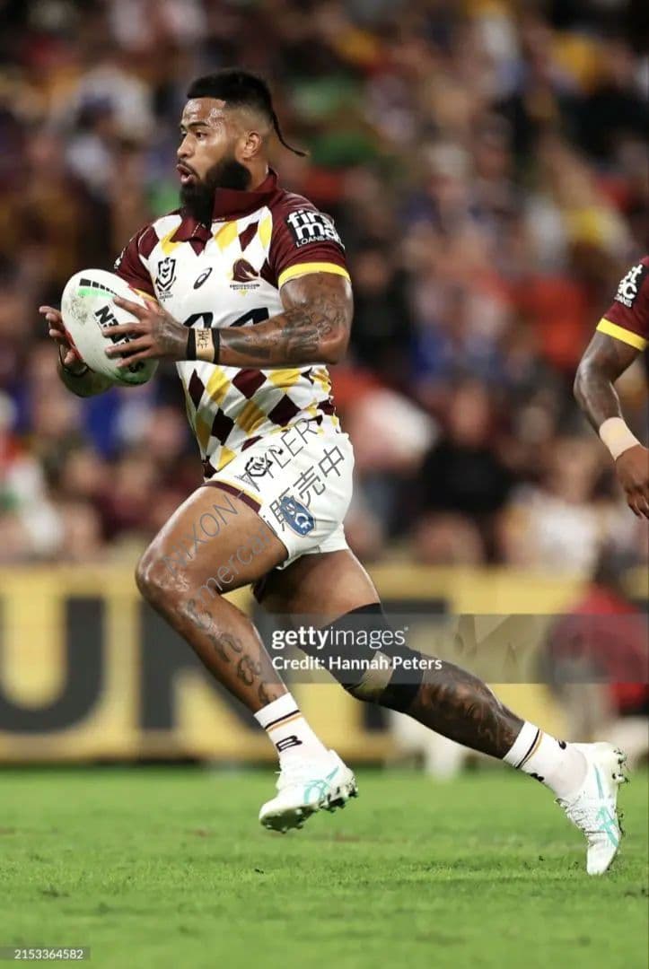 【海外Ｍサイズ】NRL ブリスベン・ブロンコス 2024 ヘリテージジャージ