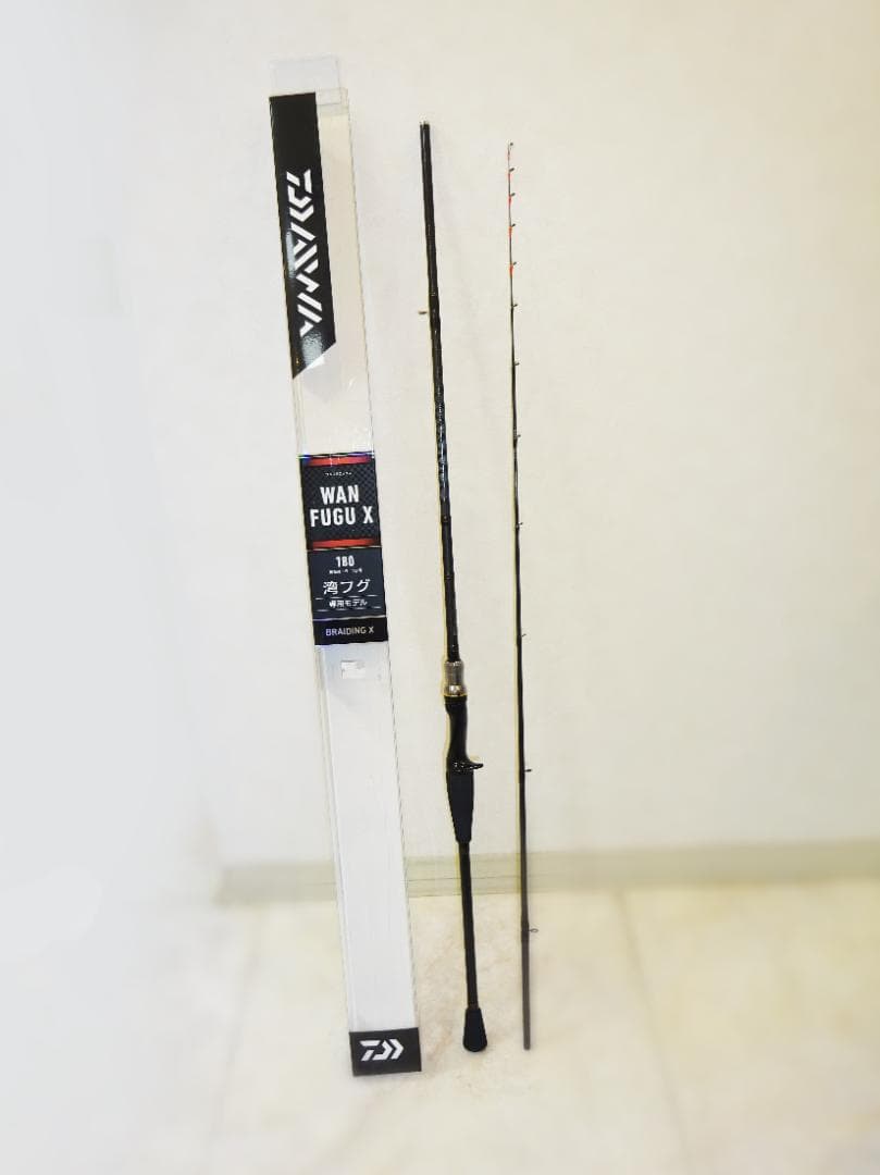 WAN FUGU X 180cm 船竿 海フグ専用　新品　錘負荷６～１０号