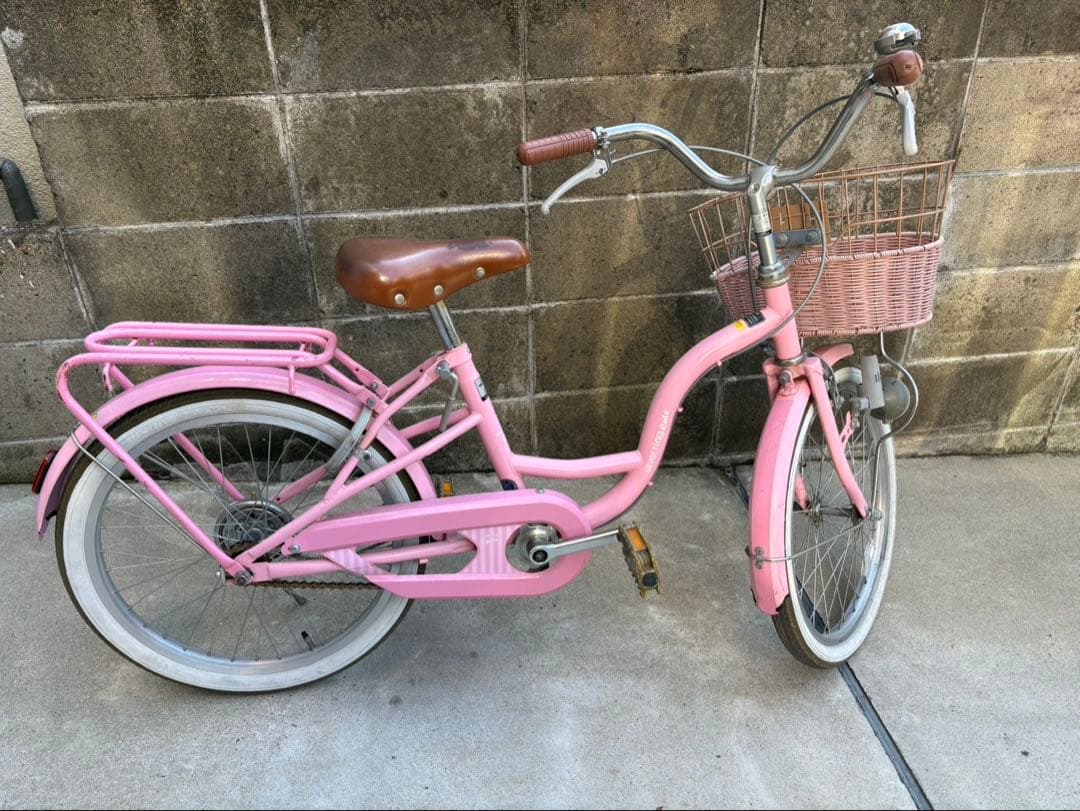 キッズ自転車20インチ ピンク