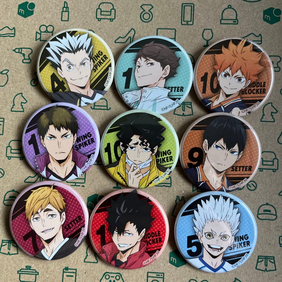 ハイキュー!! TO THE TOP ナンジャタウン 缶バッジ 全9種