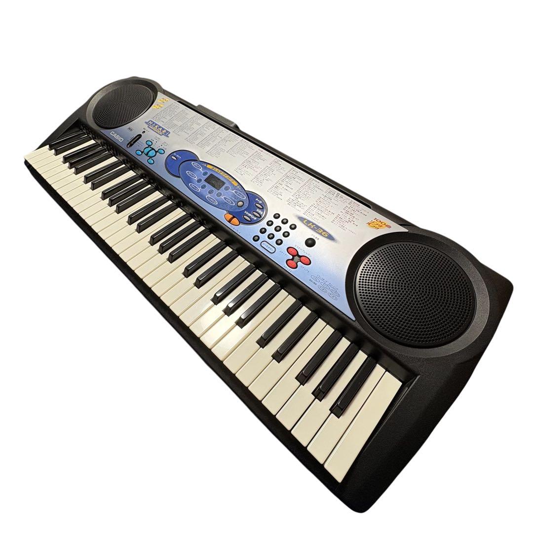 美品 CASIO カシオLK-36 光ナビゲーション キーボード アダプター付き