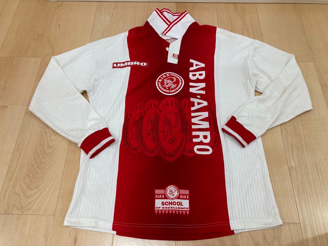 アンブロ　サッカー　アヤックス　オランダ　貴重　ユニフォーム　イングランド製