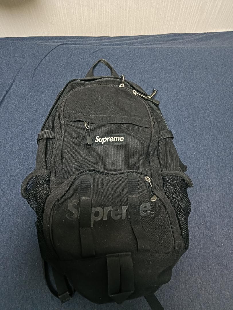 Supreme ブラック リュック
