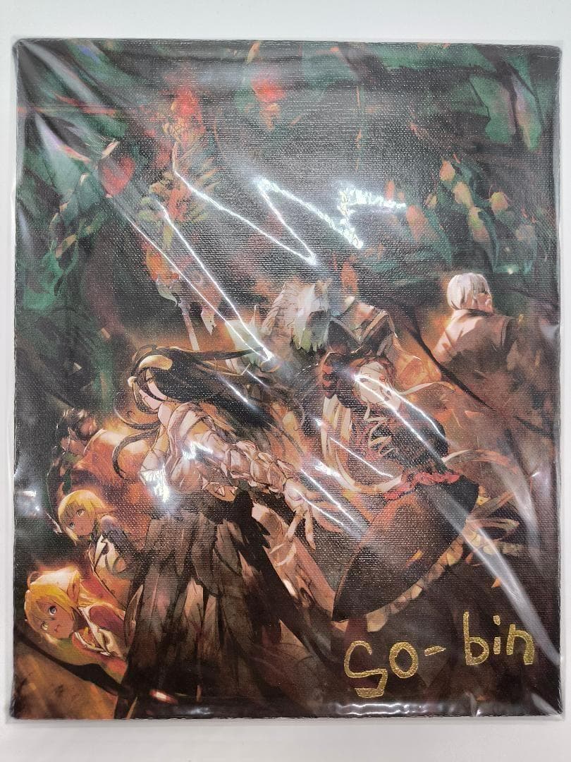 【激レア】 オーバーロード サイン入り キャンバスアート so-bin