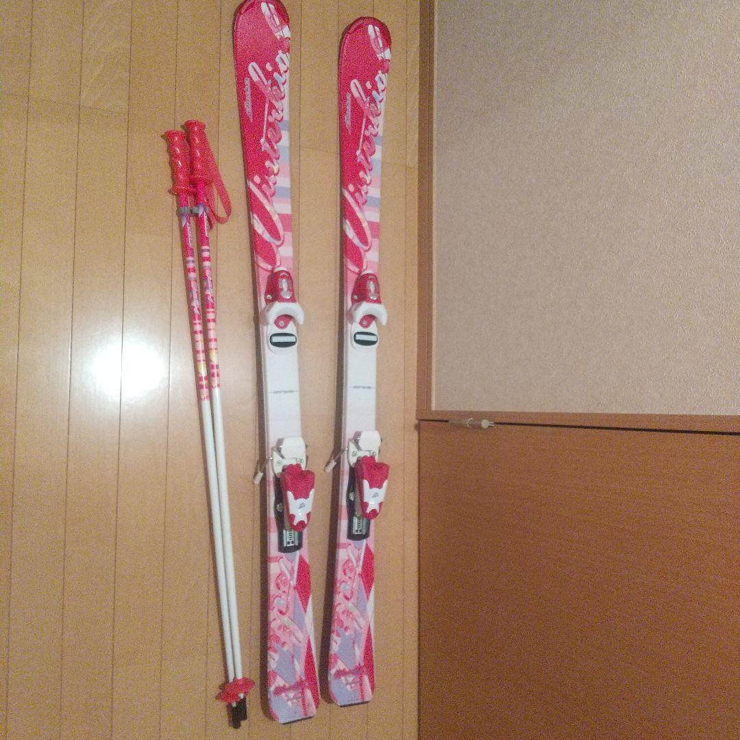 Kazama127cm スキーセット ピンク
