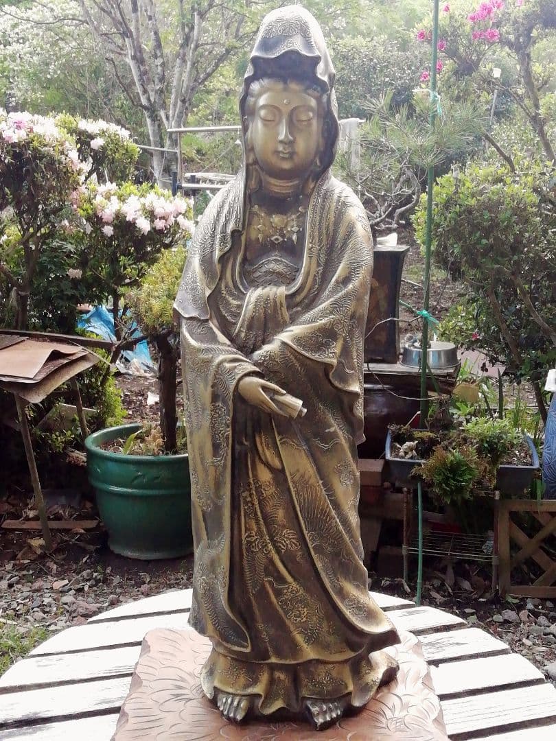 マリア 観音菩薩像/ 仏像.仏様.骨董品.仏像芸術