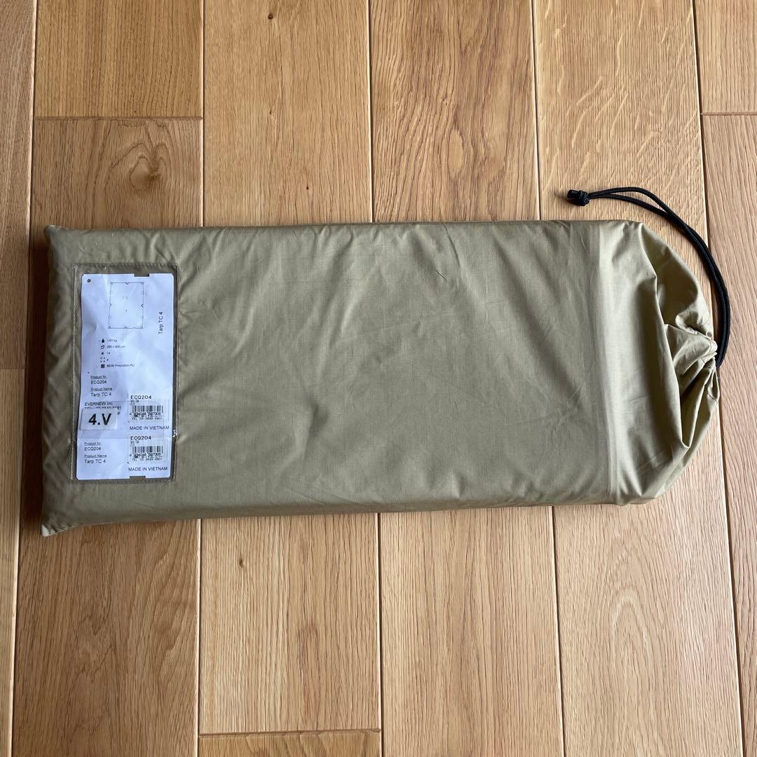 エバニュー タープ TC4 ポリコットン 285×400 EVERNEW