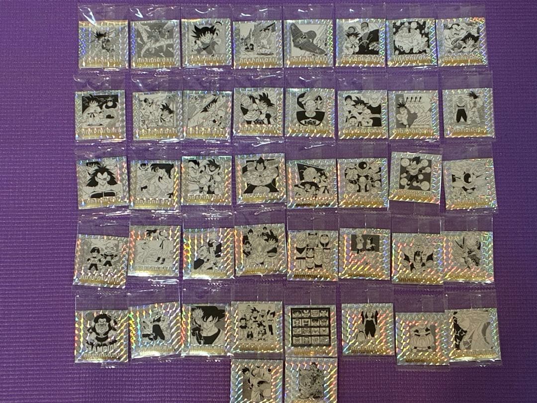 ドラゴンボール40周年記念オリジナルイラストレーションシールウエハース２全42種