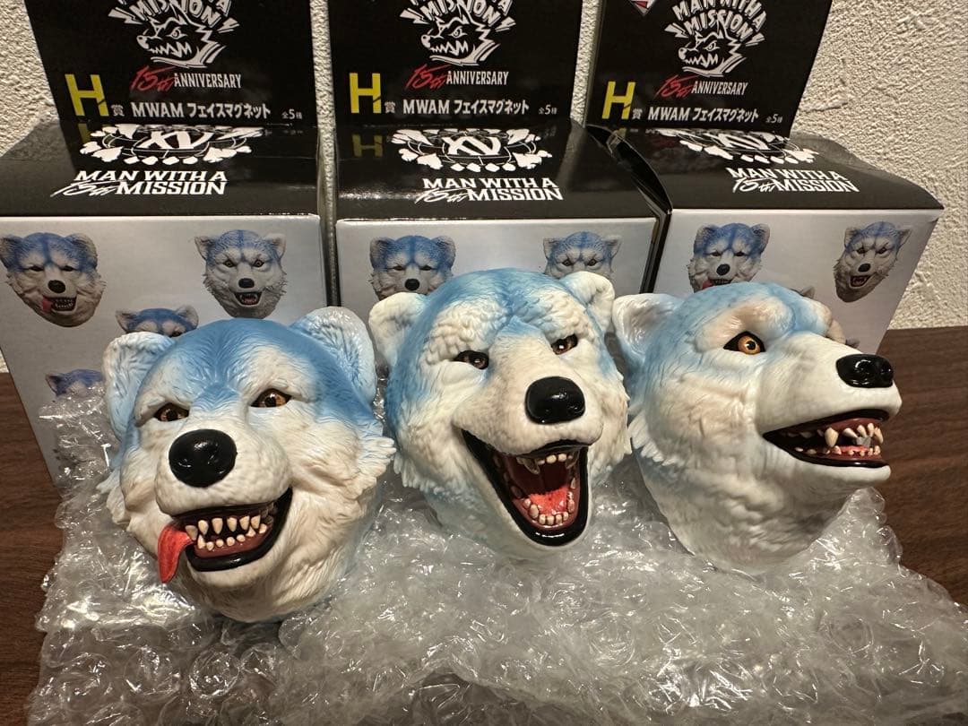 一番くじ マンウィズアミッション　H賞 MWAM フェイスマグネット