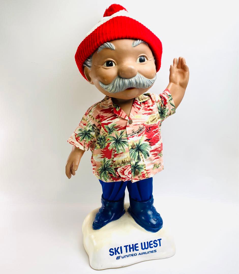メネフネ ユナイテッド航空 SKI THE WEST 70's 当時物 非売品