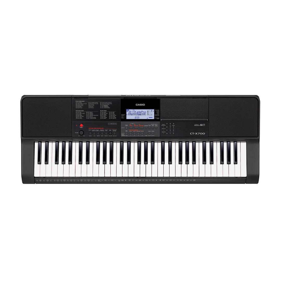 【美品】CASIO CT-X700 電子キーボード アダプタ 譜面立て スタンド