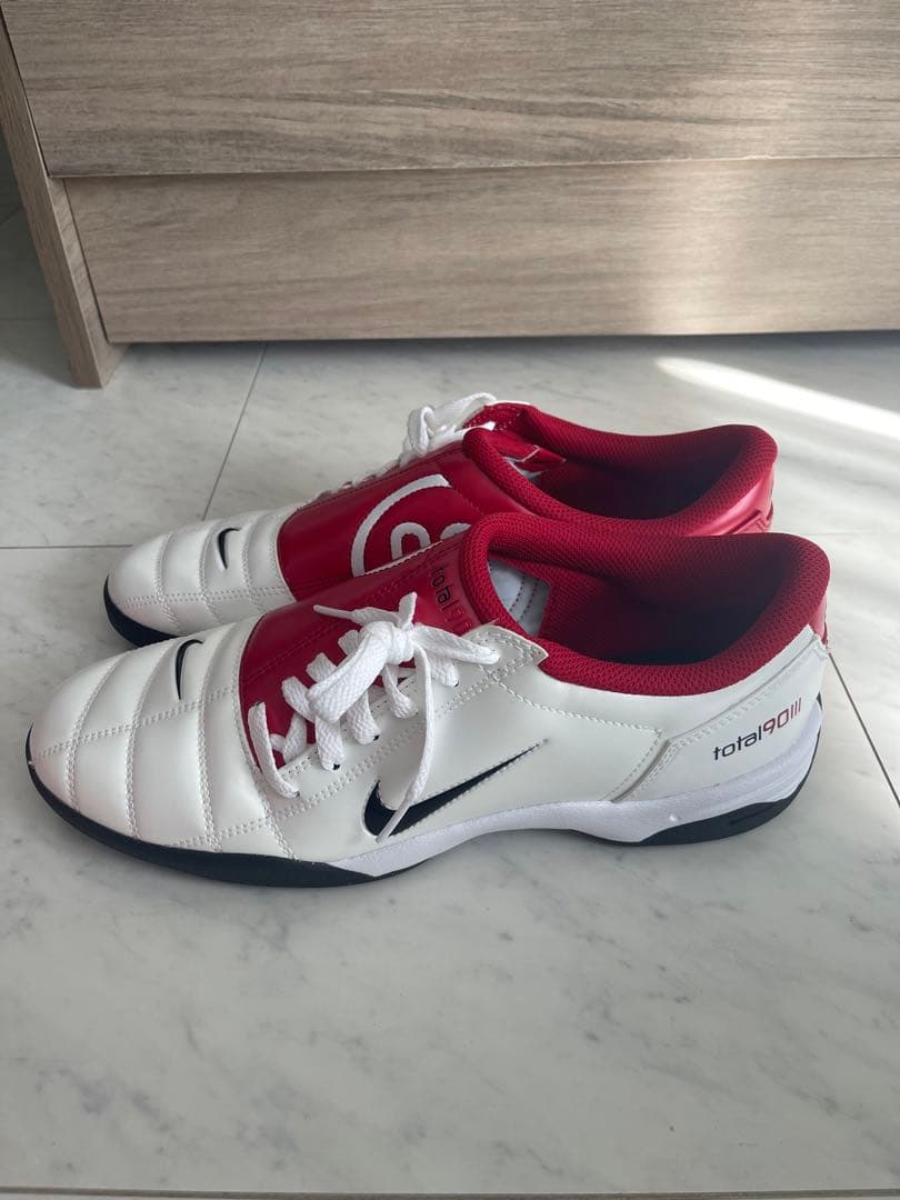 Nike total90 サッカーシューズ ホワイト/レッド　27.5