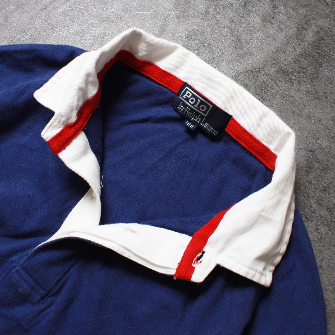 POLO SPORT ポロスポーツ ラガーシャツ ブルー