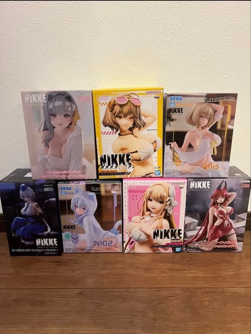 新品未開封　NIKKE プライズフィギュア　7体　まとめ売り