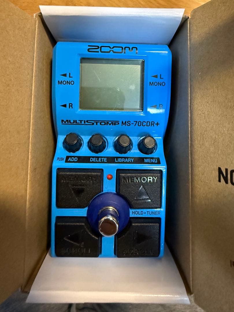 ZOOM MS-70CDR+マルチエフェクター ms70cdr+ 動作確認済み