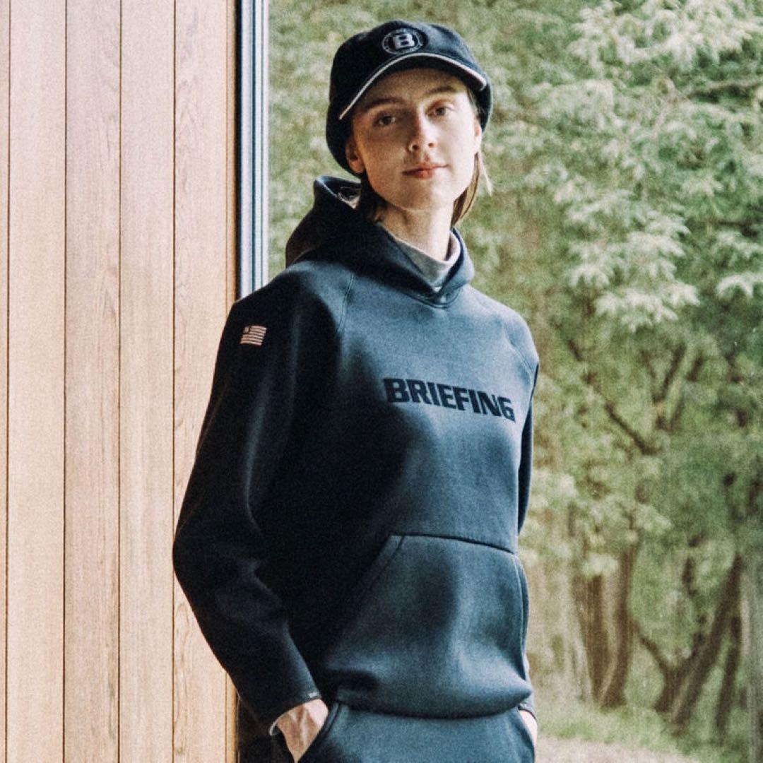 新品　完売品　BRIEFING WOMEN’S LOGO HOODIE ブラック