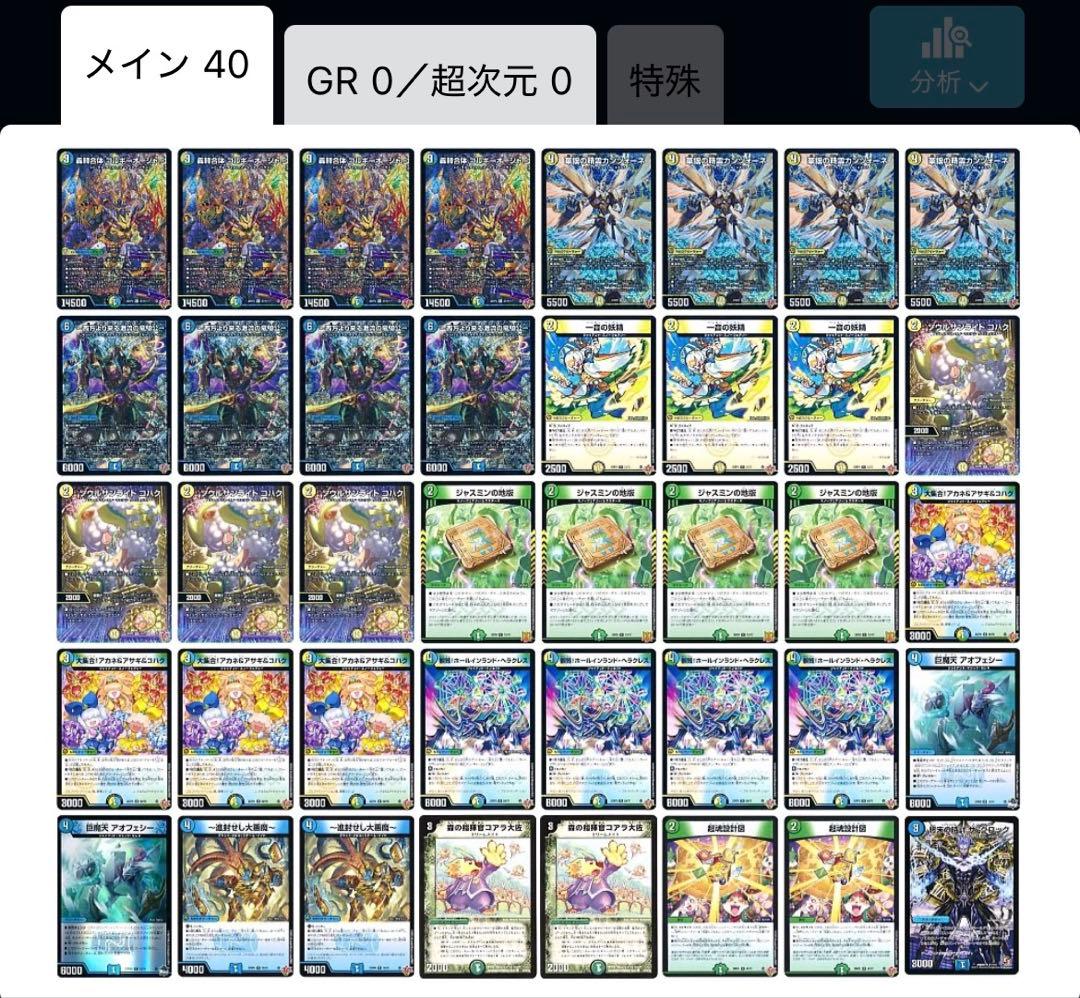 トリーヴァゴルギーオージャーデッキ