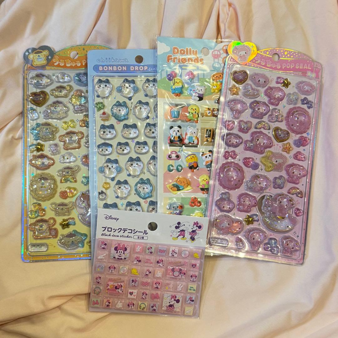 ボンボンドロップシール シール ディズニー サンリオ