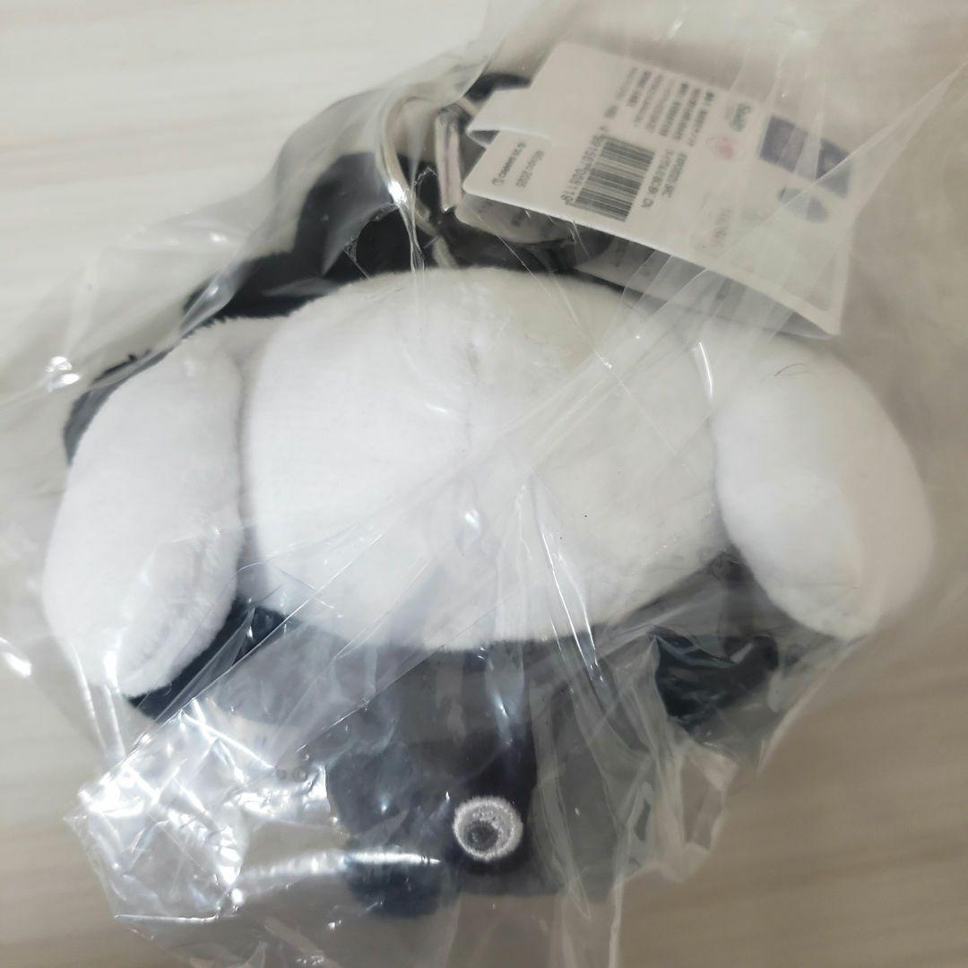 新品・タグ付・未開封★サンリオ 黒 ミャクミャク★カラビナ付き ぬいぐるみ★7点