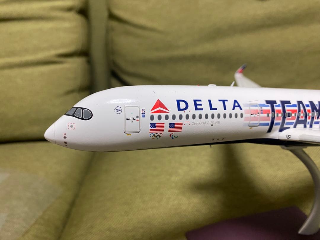 傷ありGemini Jets Airbus A350-900 デルタ航空
