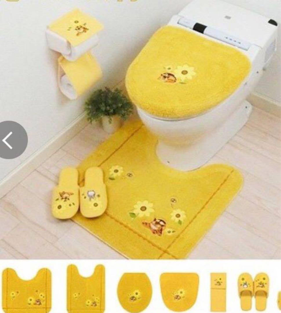 2シリーズセット　ジブリ　となりのトトロ　ネコバス　トイレマットセット　新品