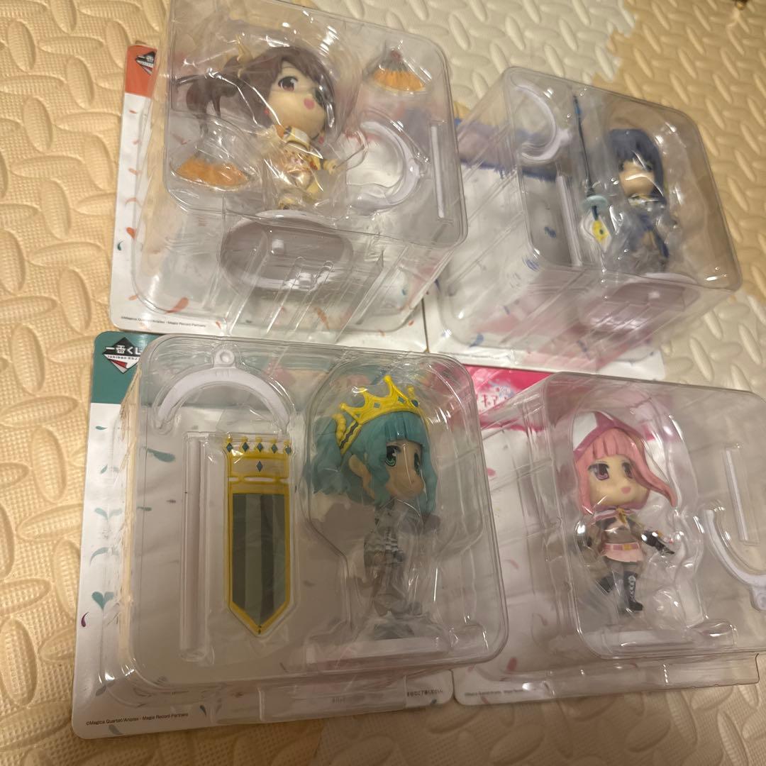 一番くじ 魔法少女まどか マギアレコード 4種セット　フィギュア　ミニ