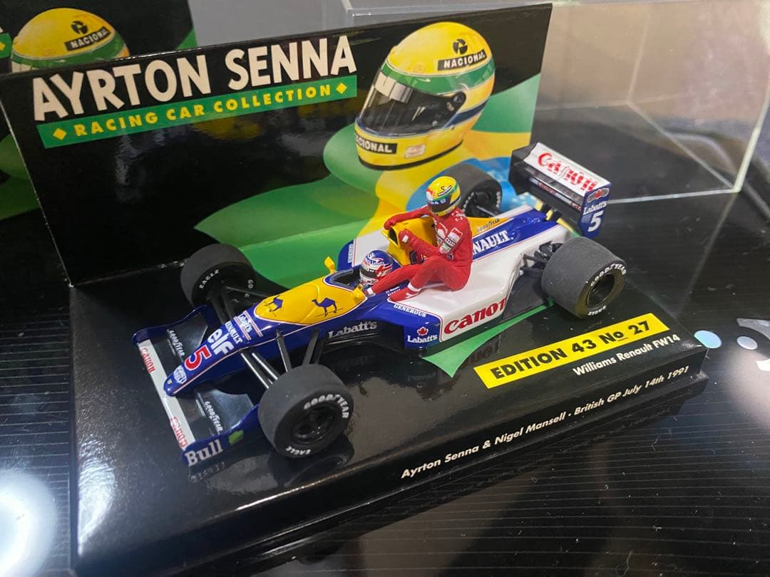 1/43ウィリアムズFW14 ルノー ライドオン セナ イギリスGP 1991