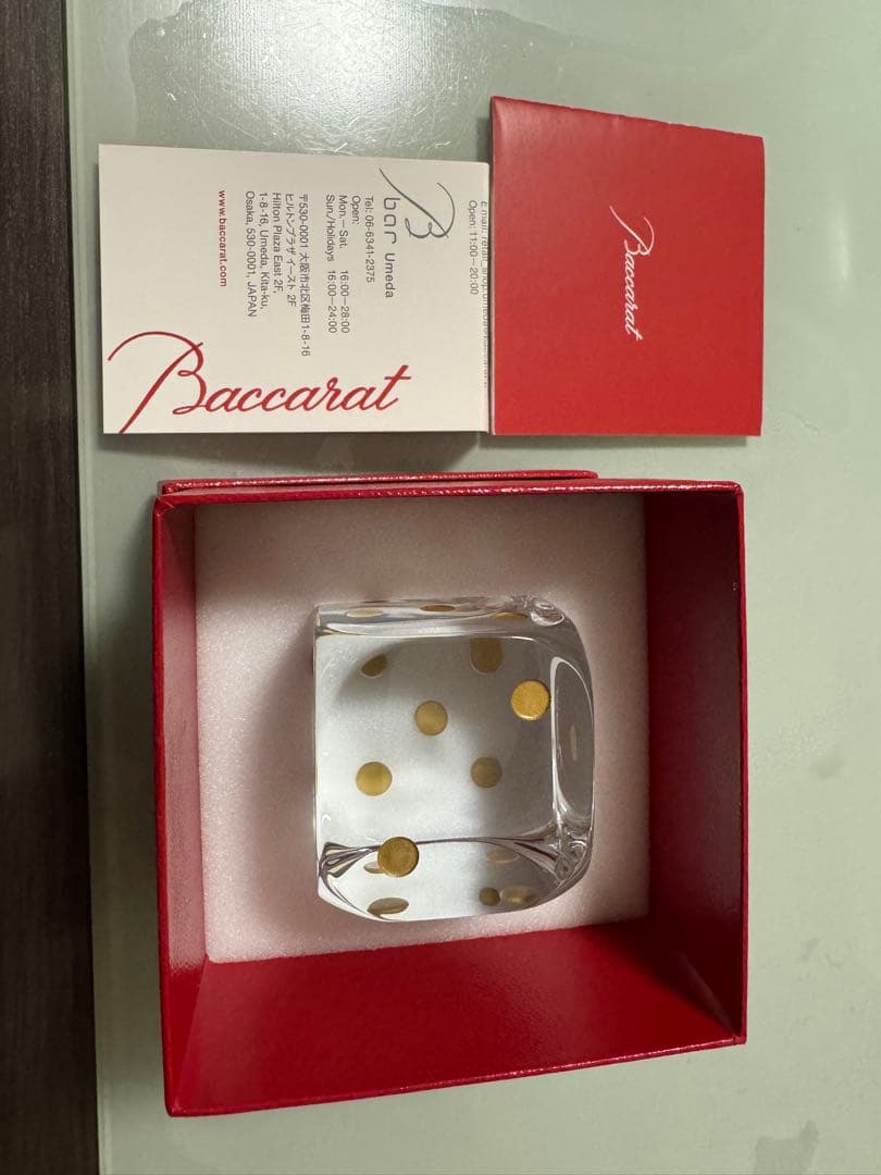 Baccaratバカラ　サイコロ　新品